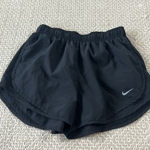 Black Nike athletic shorts